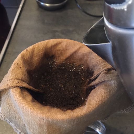 Making a pour over is easy with a funnel and your mug.